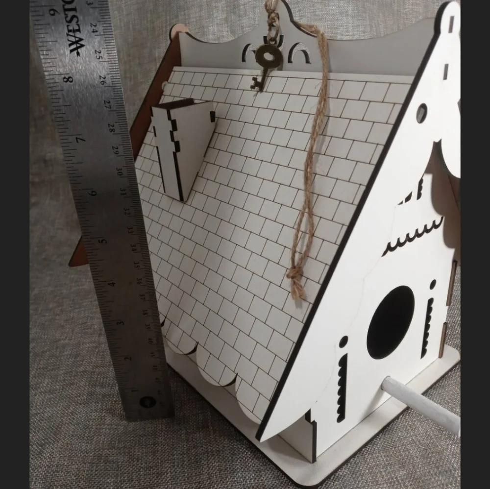 Cida's - home interior birdhouse ( WOODEN MDF)